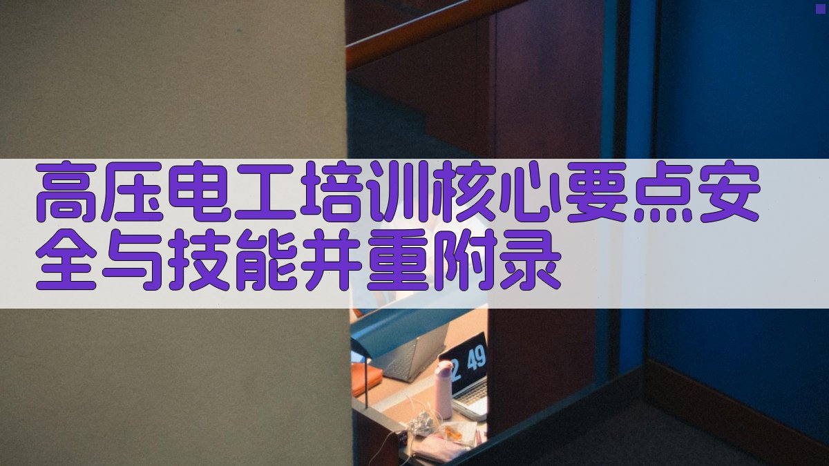 高压电工培训核心要点安全与技能并重 · 附录 图5