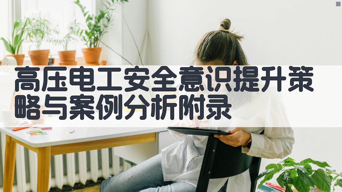 高压电工安全意识提升策略与案例分析 · 附录 图5