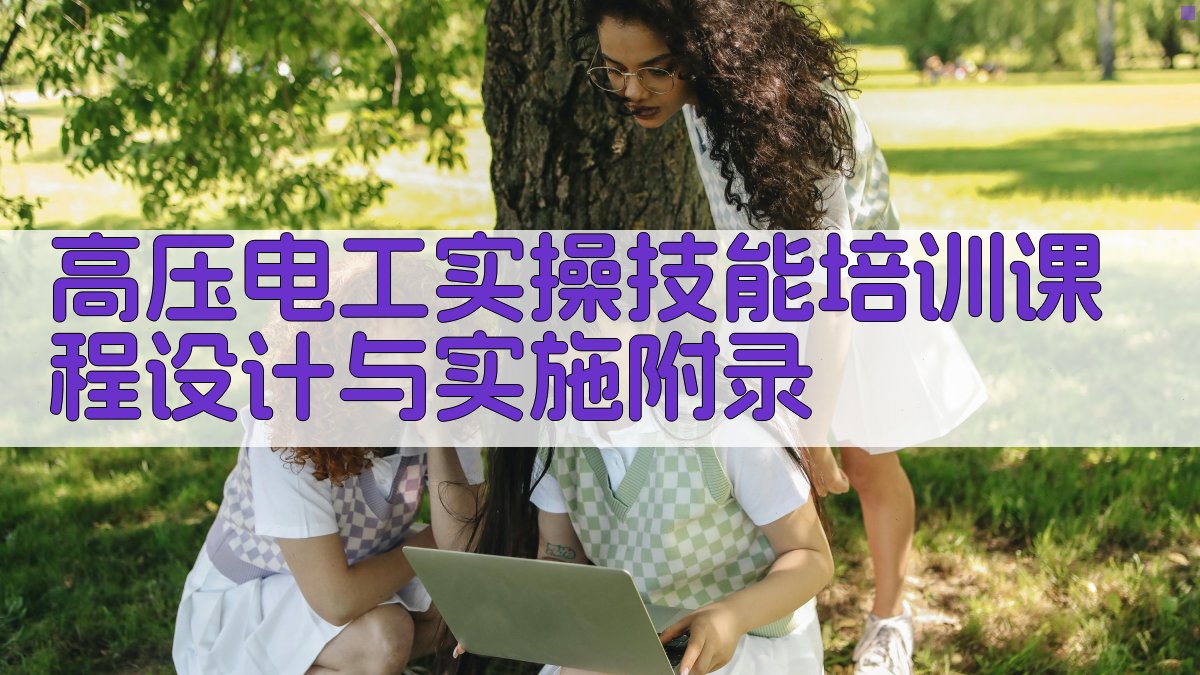 高压电工实操技能培训课程设计与实施 · 附录 图5