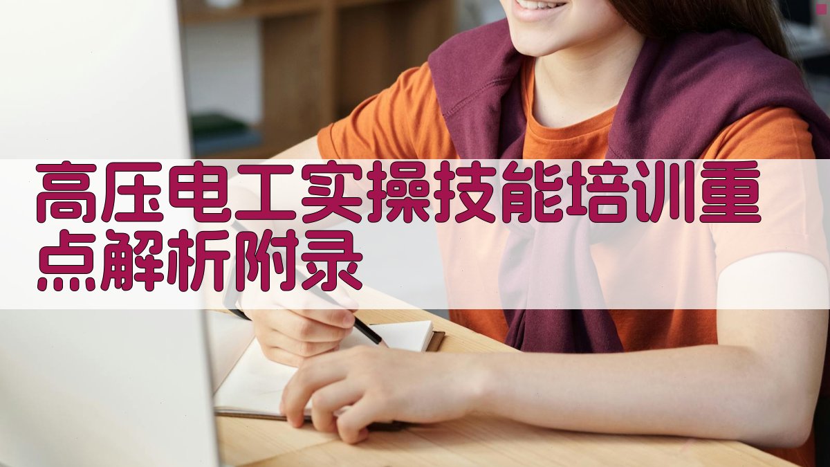 高压电工实操技能培训重点解析 · 附录 图4