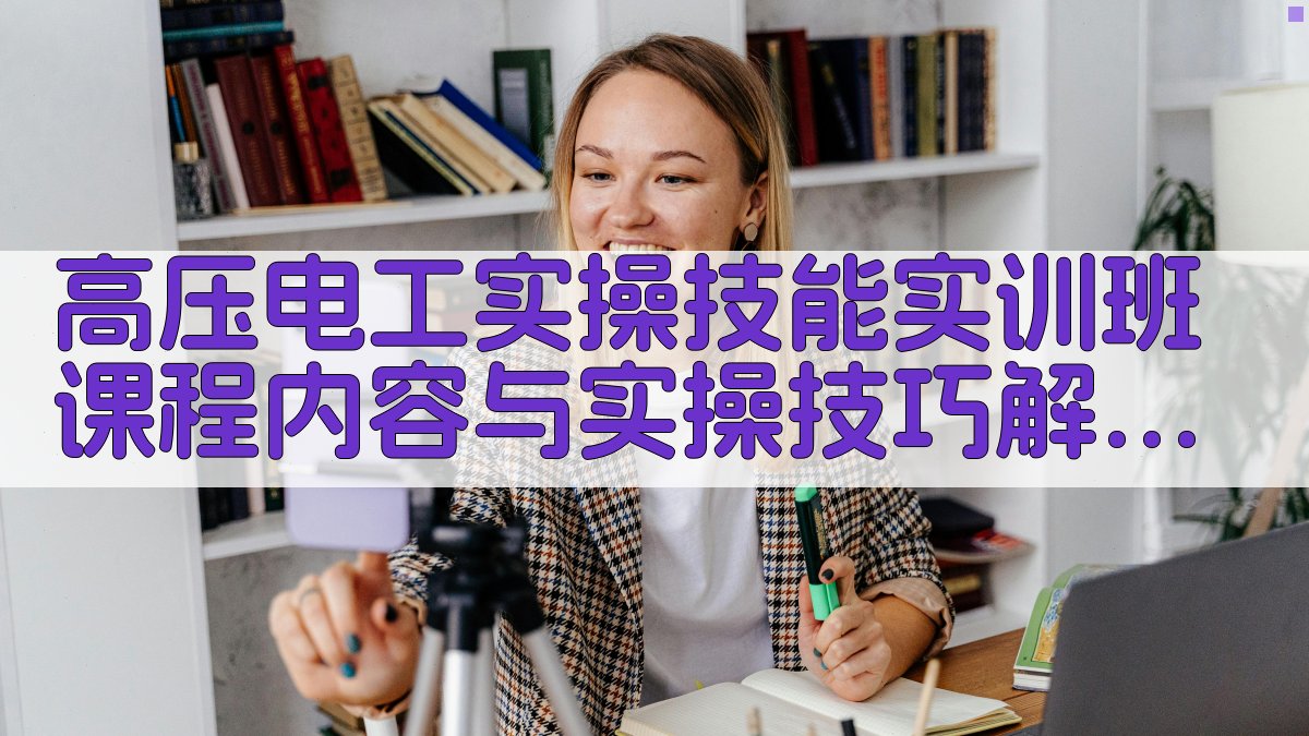 高压电工实操技能实训班课程内容与实操技巧解析 · 附录 图3