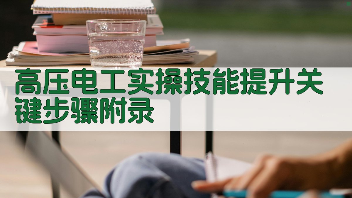 高压电工实操技能提升关键步骤 · 附录 图5