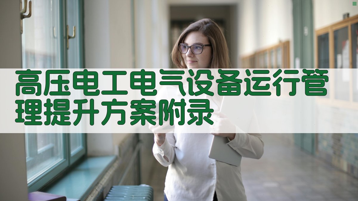 高压电工电气设备运行管理提升方案 · 附录 图4