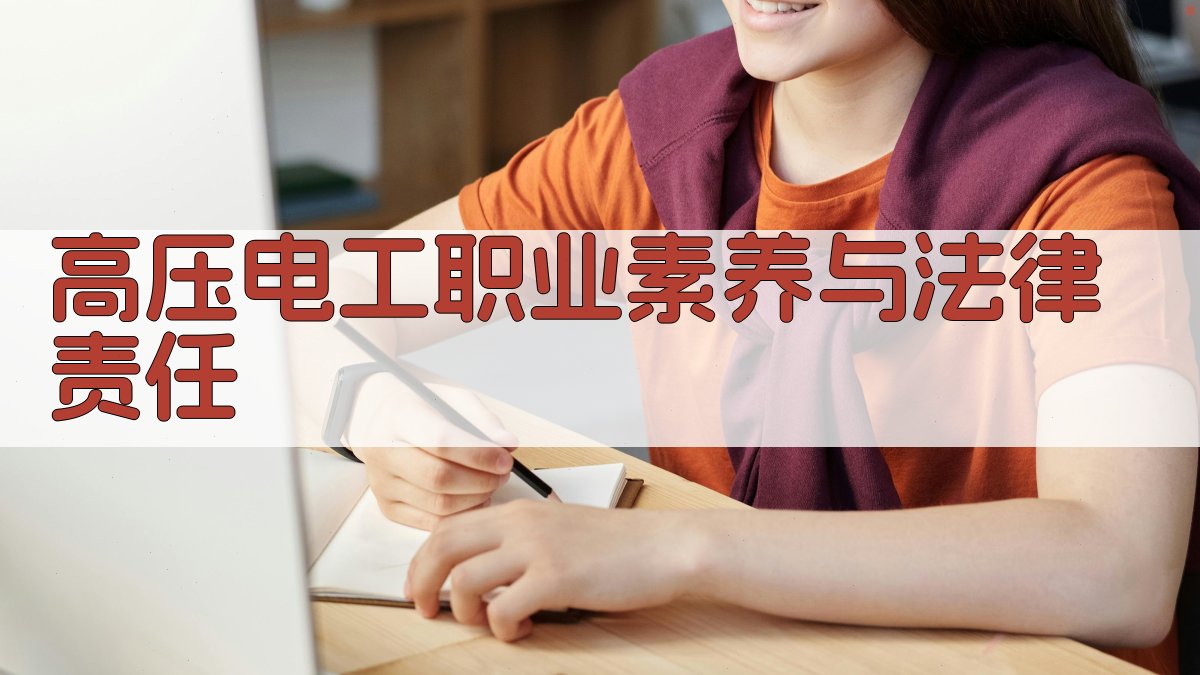 高压电工职业素养与法律责任 图3
