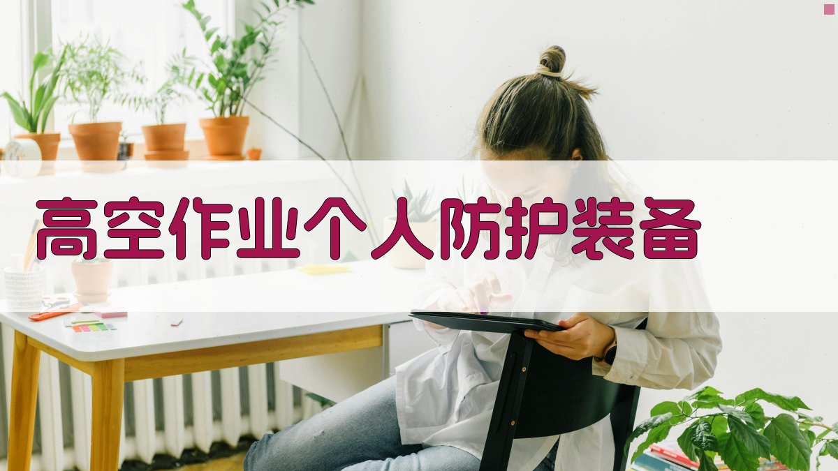 高空作业个人防护装备 图2