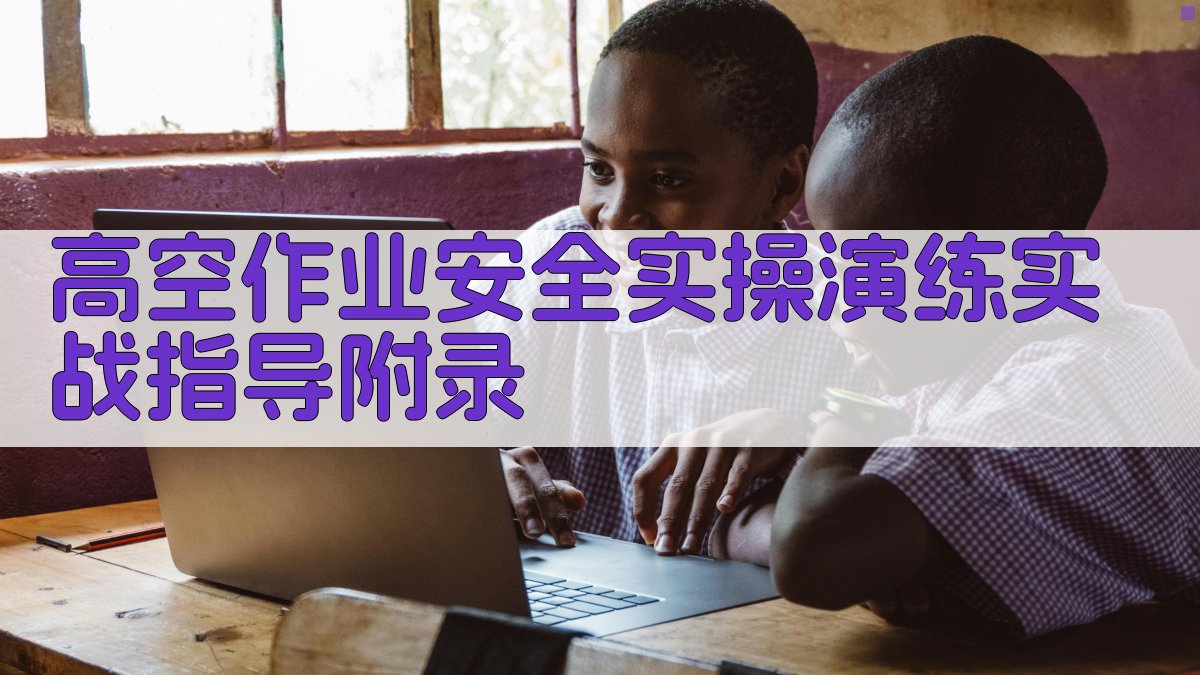 高空作业安全实操演练实战指导 · 附录 图1