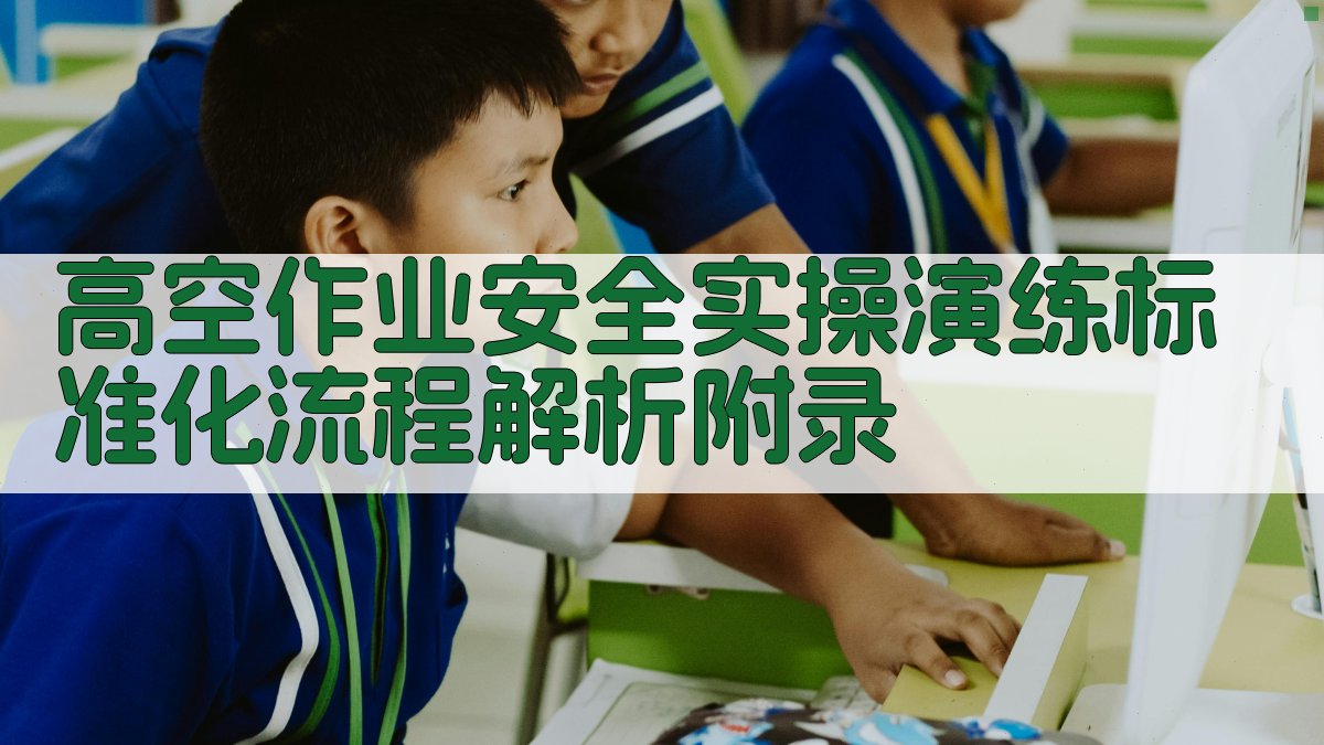 高空作业安全实操演练标准化流程解析 · 附录 图4