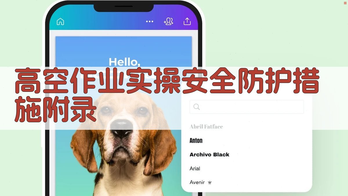 高空作业实操安全防护措施 · 附录 图5