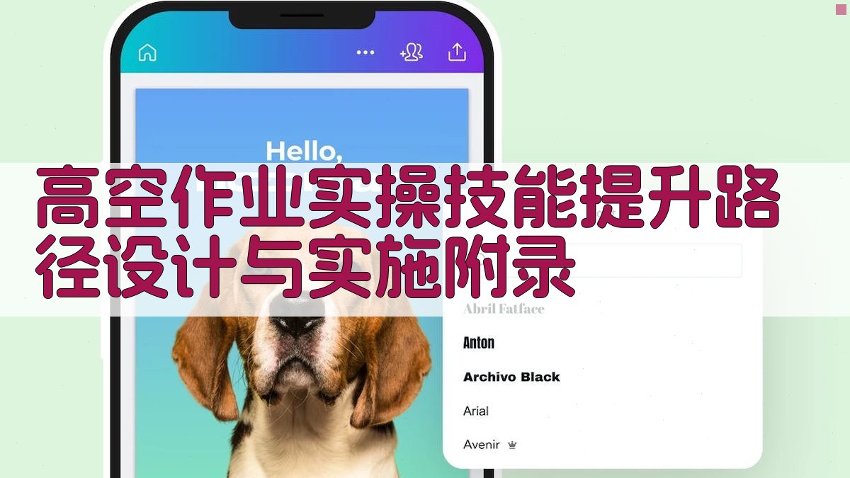 高空作业实操技能提升路径设计与实施 · 附录 图5