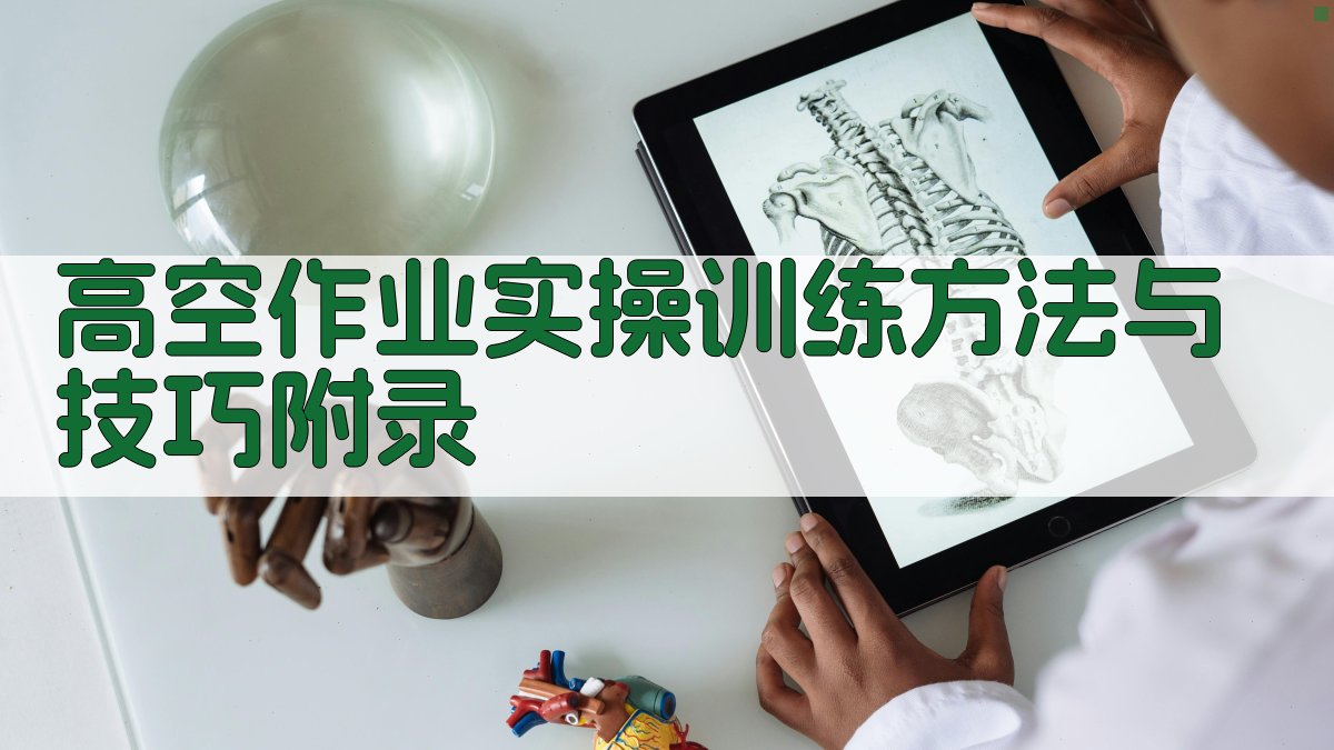 高空作业实操训练方法与技巧 · 附录 图2