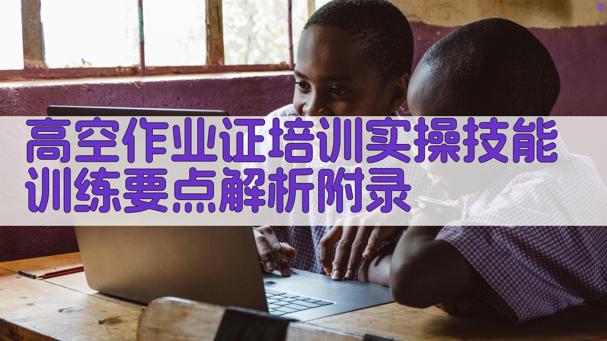 高空作业证培训实操技能训练要点解析 · 附录 图2