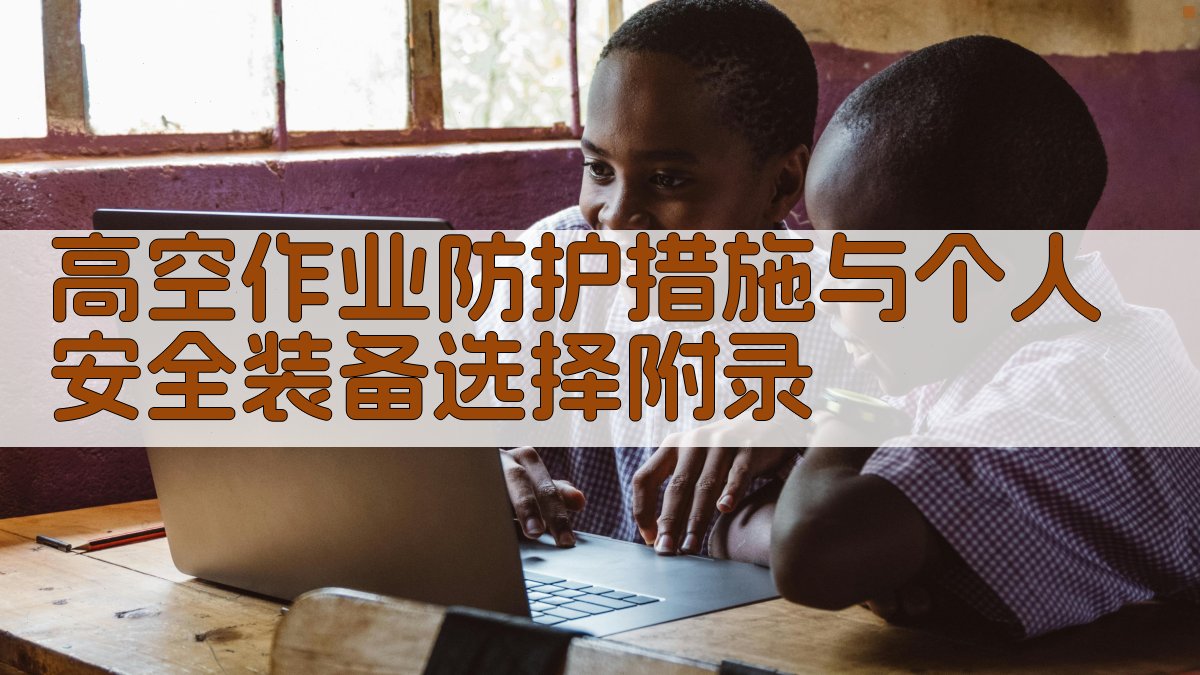 高空作业防护措施与个人安全装备选择 · 附录 图5